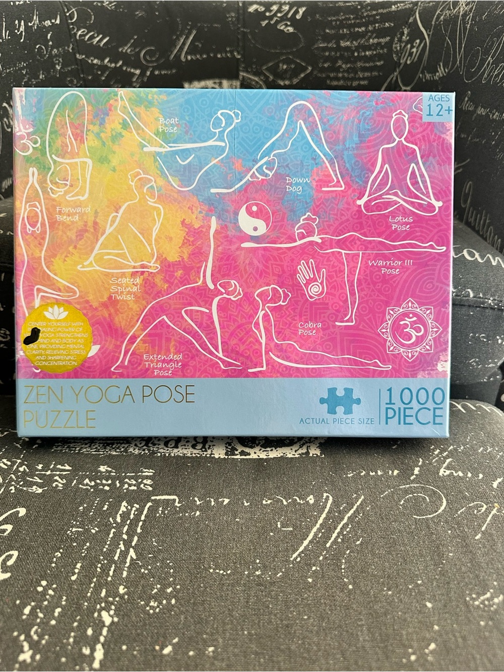 Zen Yoga Pose 1000-Piece Puzzle – Multicolor
